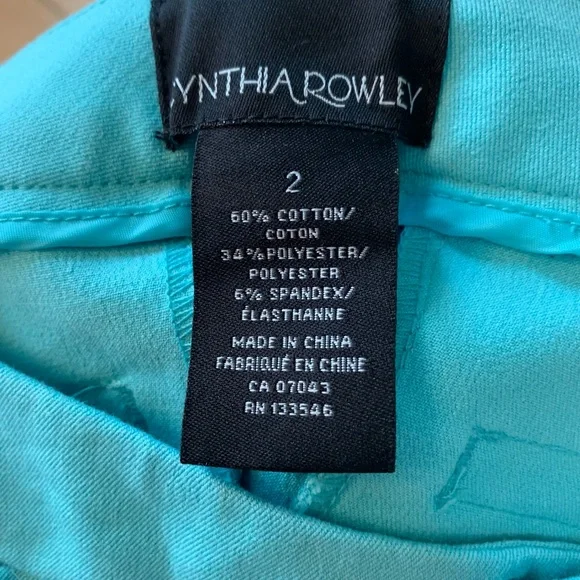 Cynthia Rowley Crop/Ankle Pants (Size - 2) - Picture 5 of 8